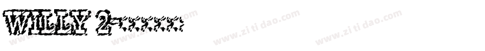 WILLY 2字体转换
